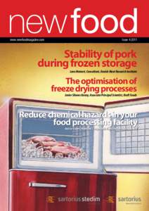 www.newfoodmagazine.com  IssueStability of pork during frozen storage