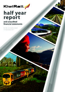half year report and unaudited financial statements  for the six months ended
