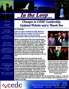 December[removed]In the Loop The Newsletter of the Cowlitz Economic Development Council Our Team