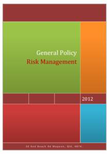 General Policy Risk Management[removed]Red Beach Rd Mapoon, Qld, 4874.