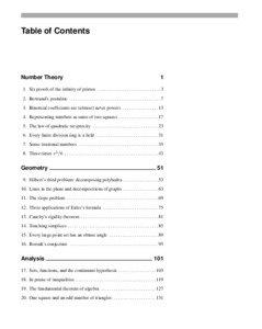 Table of Contents  Number Theory