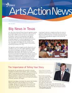 ArtsActionNews The Newsletter of Americans for the Arts Action Fund Vol. III 2013
