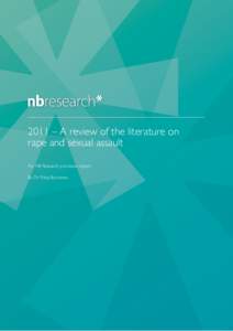 2011 – A review of the literature on rape and sexual assault