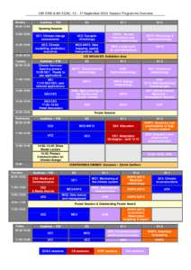 10th EMS & 8th ECAC, 13 – 17 September 2010: Session Programme Overview Monday 09:00–13:00 14:00–16:00  16:30–18:30