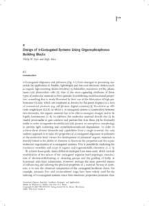 [removed]Design of p-Conjugated Systems Using Organophosphorus Building Blocks Philip W. Dyer and Rgis Rau
