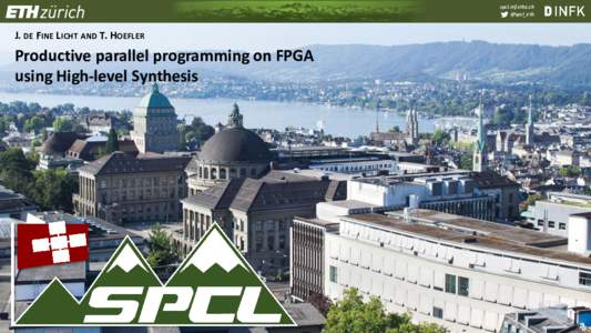 Productive parallel programming on FPGA using High-level Synthesis