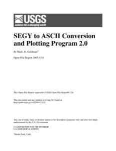 USGS  Open-File Report