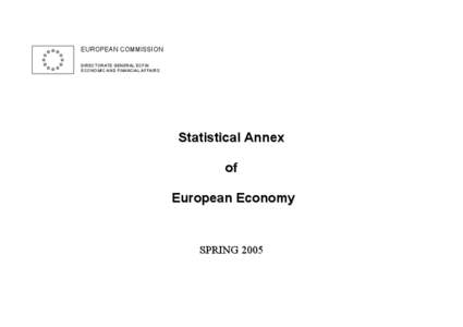 Notes on the statistical annex