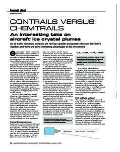 Contrail effect by Daryl O’Dowd CONTRAILS VERSUS CHEMTRAILS An interesting take on