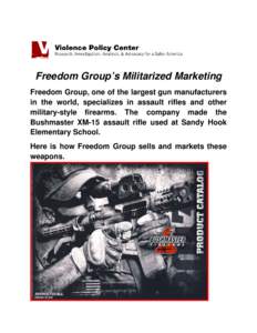 Microsoft Word - Freedom Group Militarization Final 1-9 PDF