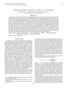 E  The Astrophysical Journal, 589:397–409, 2003 May 20