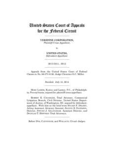 United States Court of Appeals for the Federal Circuit ______________________ VERIDYNE CORPORATION, Plaintiff-Cross-Appellant,