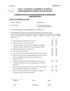 Application: 10  CAAN/AWD Form Form No. :-C4-001
