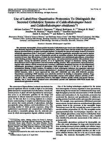 APPLIED AND ENVIRONMENTAL MICROBIOLOGY, June 2011, p. 4042–[removed]/$12.00 doi:[removed]AEM[removed]Copyright © 2011, American Society for Microbiology. All Rights Reserved. Vol. 77, No. 12