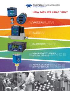 Engineering / Measuring instruments / Metrology / Underwater diving / Pressure measurement / Teledyne / Ultra-high vacuum / Hot-filament ionization gauge / Flow measurement / Measurement / Vacuum / Technology