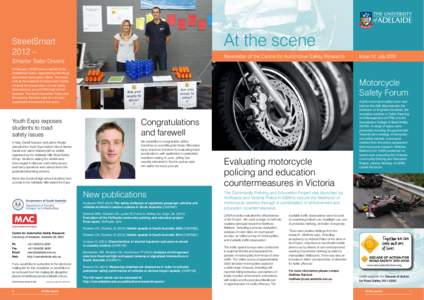 At the scene  StreetSmart 2012 –  Newsletter of the Centre for Automotive Safety Research