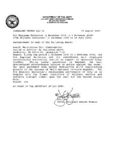 11th Transportation Battalion / 14th Engineer Battalion / Meritorious Unit Commendation / 1st Marine Division / United States