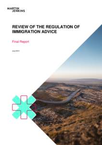 Final report: Review of the regulation of immigration advice