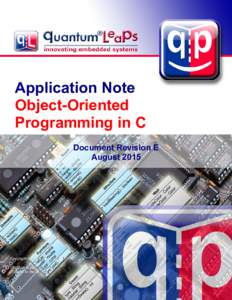 Application Note Object-Oriented Programming in C Document Revision E August 2015