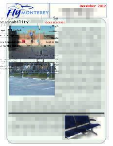 DecemberSustainability Takes Flight Monterey Regional Airport GOES ELECTRIC just in time for the Holidays Three Level 2 electric vehicle (EV)