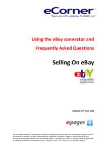 Microsoft Word - How to use the ePages eBay Connector V6[removed]