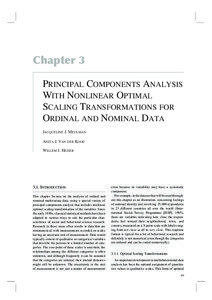Chapter 3 Principal Components Analysis With Nonlinear Optimal