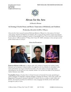 Arab Poetry_Press Release