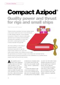 Process Industries  Compact Azipod ®