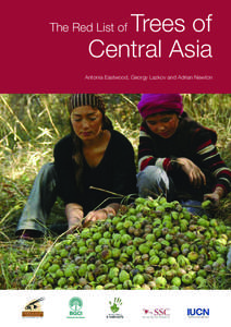 Trees of Central Asia The Red List of  Antonia Eastwood, Georgy Lazkov and Adrian Newton