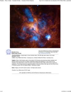 Chandra :: Photo Album :: Tarantula Nebula :: Tarantula Nebula Handout