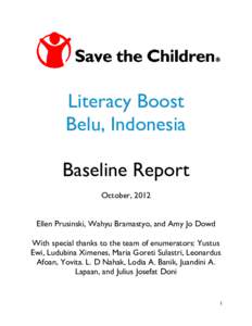 Microsoft Word - Literacy Boost Belu Baseline Report October 2012