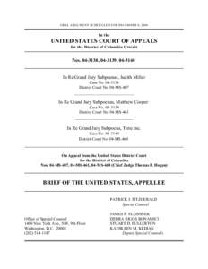 On Appeal from the United States District Court for the District of Columbia Nos. 04-MS-407, 04-MS-461, 04-MS-460 (Chief Judge Thomas F. Hogan)