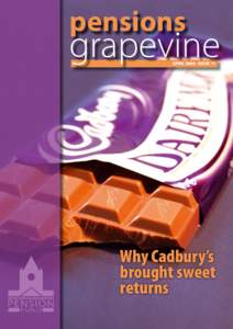 pensions  grapevine APRILISSUE 11  Why Cadbury’s
