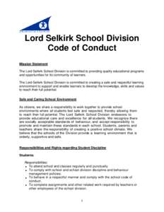 Microsoft Word - LSSD Code of Conduct Final -  May 2014.docx