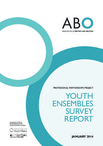 PROFESSIONAL PARTNERSHIPS PROJECT  Compiled for the ABO by Fiona Harvey, Education and Youth Ensembles Consultant.