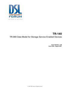 TECHNICAL REPORT  TR-140