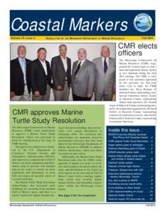 Coastal Markers Volume 15, Issue 2 NEWSLETTER  OF THE