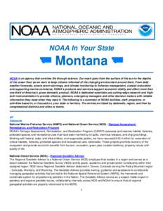 NOAA In Your State - Montana