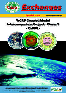 Special Issue  No. 56, Vol. 16, No.2, May 2011 WCRP Coupled Model