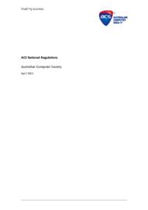 Microsoft Word - ACS National Regulations