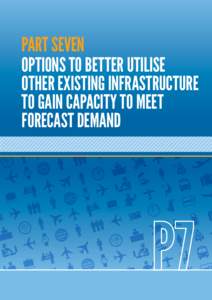PART SEVEN OPTIONS TO BETTER UTILISE OTHER EXISTING INFRASTRUCTURE TO GAIN CAPACITY TO MEET FORECAST DEMAND