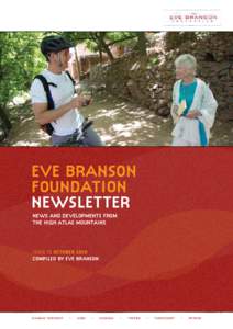 EVE BRANSON FOUNDATION NEWSLETTER News and Developments from the High Atlas Mountains