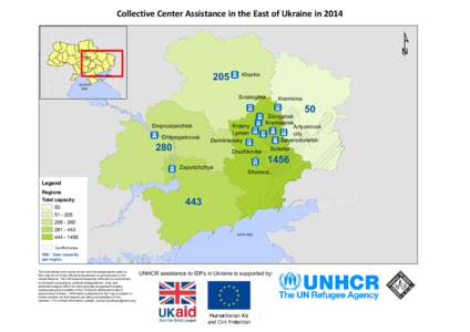 Collective Center Assistance in the East of Ukraine in 2014  ¹ Dnipro