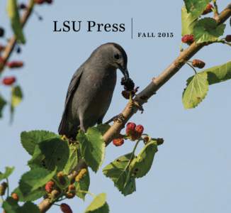 LSU Press  Fa l l Louisiana State University Press