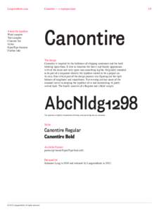 Langustefonts.com		  About the typeface Word samples Text samples Charcter Set