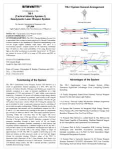 STAVATTI™  TIS-1 System General Arrangement A Submission of the