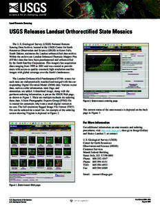 USGS Releases Landsat Orthorectified State Mosaics