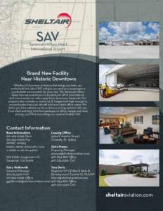 SAV  Savannah-Hilton Head International Airport  Brand New Facility