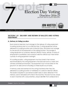 Chapter  7 Election Day Voting
