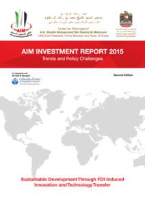 AIM Investment Report 2015: Trends and Policy Challenges  4 AIM Investment Report 2015: Trends and Policy Challenges Preface